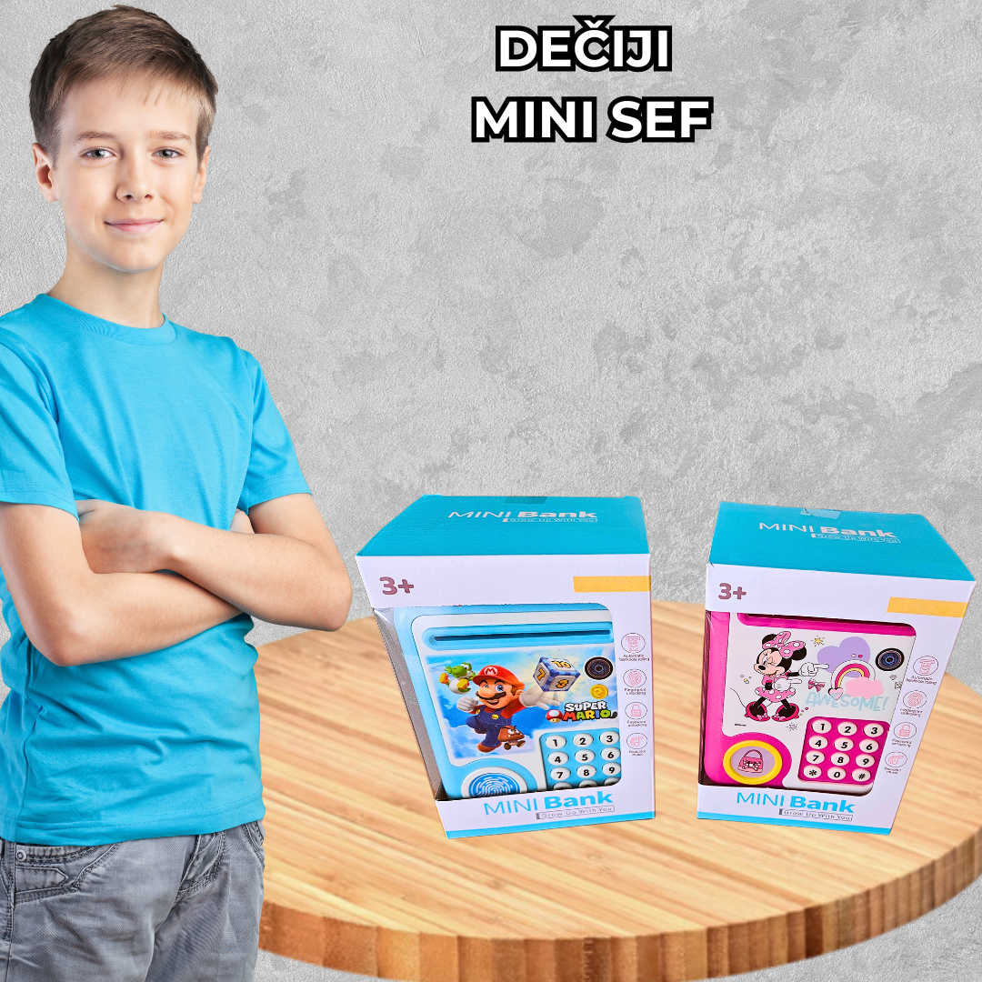 DEČIJI MINI SEF - Naučite Decu Da Štede