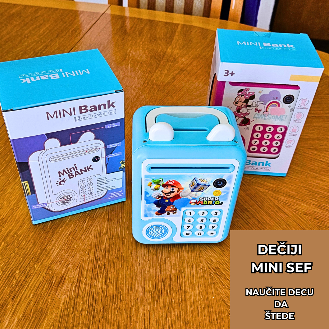 DEČIJI MINI SEF - Naučite Decu Da Štede
